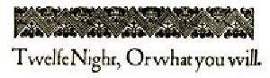 [Gutenberg 1526] • Twelfth Night; Or, What You Will